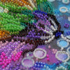 DIY Bead Embroidery Kit "Rainbow heart" 10.6"x14.2" / 27.0x36.0 cm