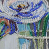 DIY Bead Embroidery Kit "Pastel bouquet" 12.2"x12.2" / 31.0x31.0 cm