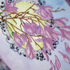 DIY Bead Embroidery Kit "Blooming magnolia" 17.7"x11.8" / 45.0x30.0 cm