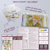 DIY Bead Embroidery Kit "Fragile lilies" 10.2"x33.9" / 26.0x86.0 cm