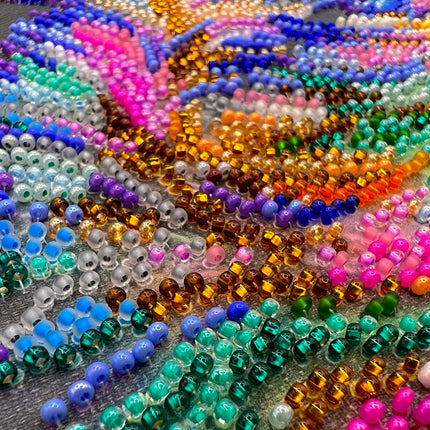 DIY Bead Embroidery Kit "I guess" 11.4"x15.7" / 29.0x40.0 cm
