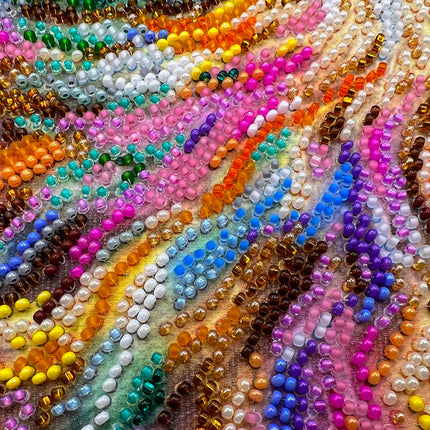 DIY Bead Embroidery Kit "I guess" 11.4"x15.7" / 29.0x40.0 cm