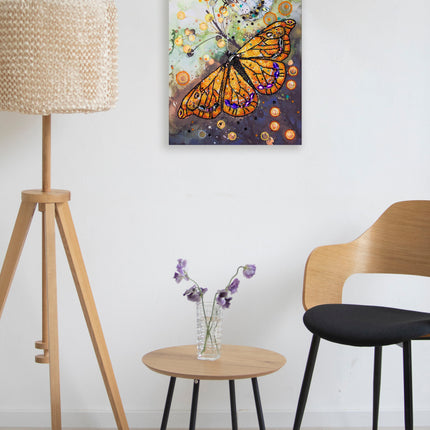 DIY Bead Embroidery Kit "Amber flight" 12.2"x15.7" / 31.0x40.0 cm