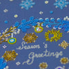 DIY Bead Embroidery Kit "Christmas motif" 10.2"x14.6" / 26.0x37.0 cm