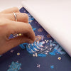 DIY Bead Embroidery Kit "Christmas motif" 10.2"x14.6" / 26.0x37.0 cm