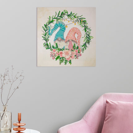 DIY Bead Embroidery Kit "Charming couple" 11.8"x11.8" / 30.0x30.0 cm