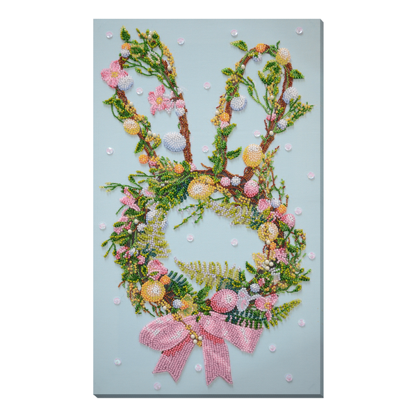 DIY Bead Embroidery Kit "Spring joy" 9.1"x15.7" / 23.0x40.0 cm