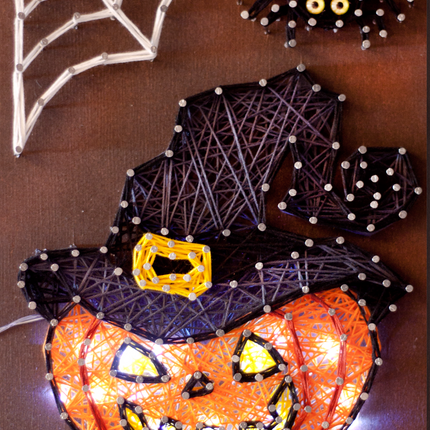 String Art Creative DIY Kit "Pumpkin" 7.5"x11.4" / 19.0x29.0 cm