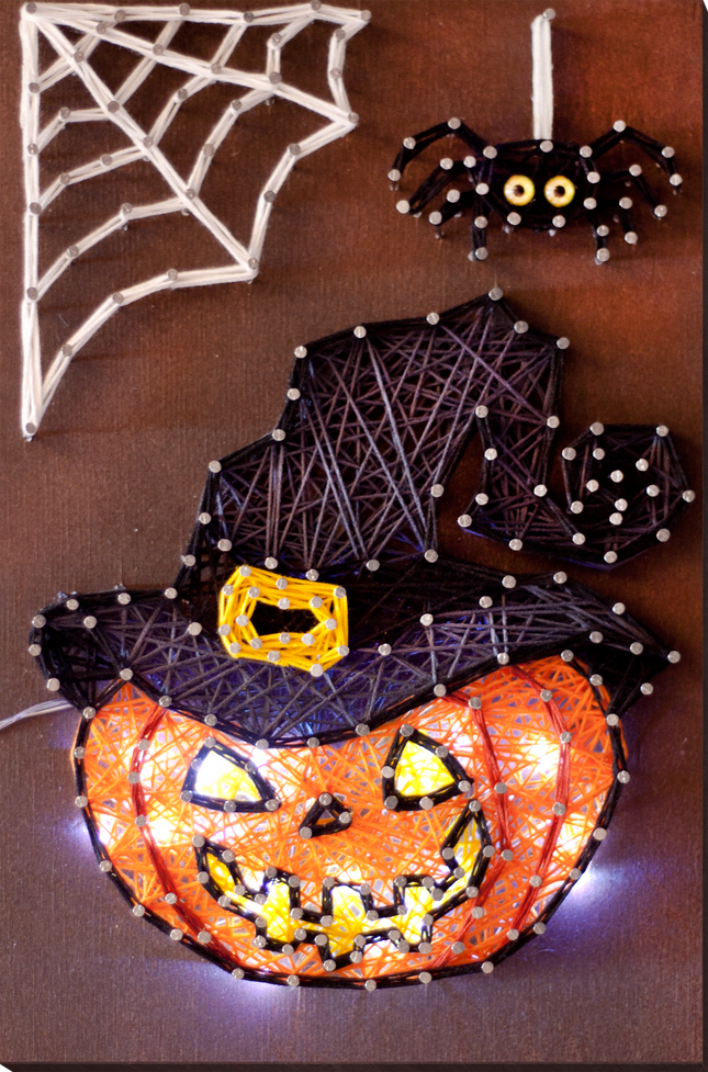 String Art Creative DIY Kit "Pumpkin" 7.5"x11.4" / 19.0x29.0 cm