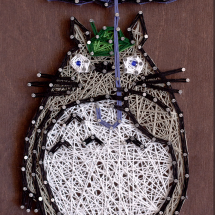 String Art Creative DIY Kit "Totoro" 7.5"x11.4" / 19.0x29.0 cm