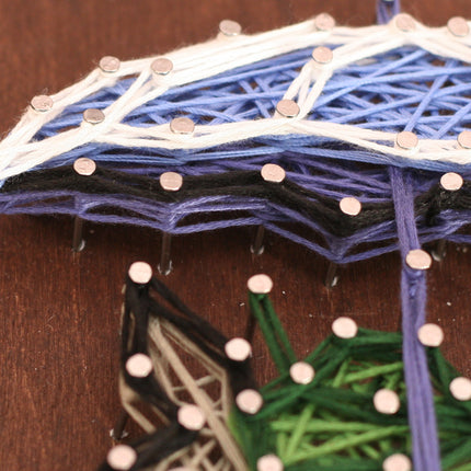 String Art Creative DIY Kit "Totoro" 7.5"x11.4" / 19.0x29.0 cm
