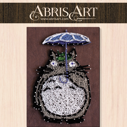 String Art Creative DIY Kit "Totoro" 7.5"x11.4" / 19.0x29.0 cm
