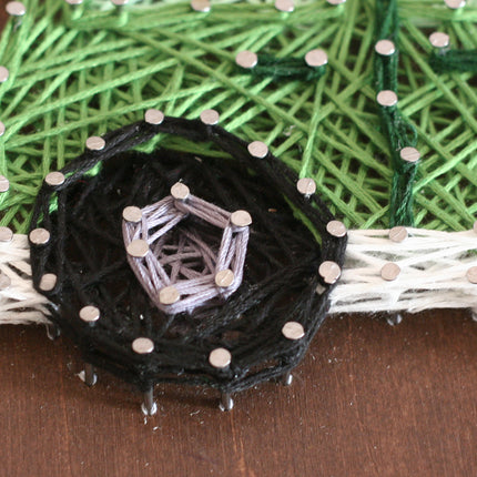 String Art Creative DIY Kit "Christmas car" 7.5"x11.4" / 19.0x29.0 cm