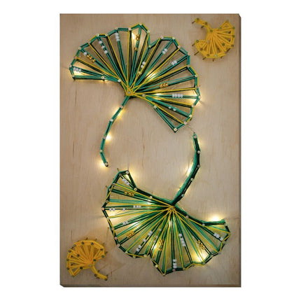 String Art Creative DIY Kit "Malachite dance" 7.5"x11.4" / 19.0x29.0 cm