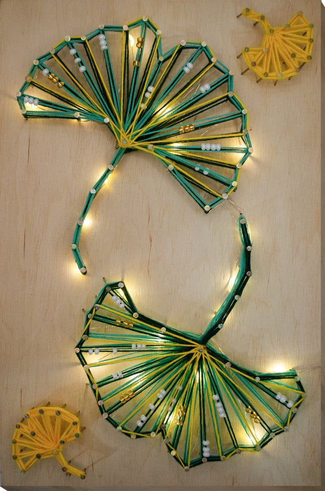 String Art Creative DIY Kit "Malachite dance" 7.5"x11.4" / 19.0x29.0 cm