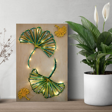 String Art Creative DIY Kit "Malachite dance" 7.5"x11.4" / 19.0x29.0 cm