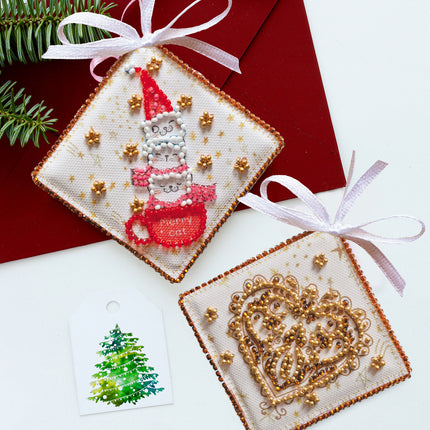 DIY Christmas tree toy kit "We treat you to tea"