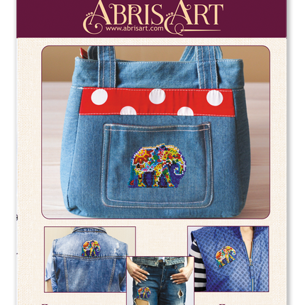 Bead embroidery patch kit "Elephant"