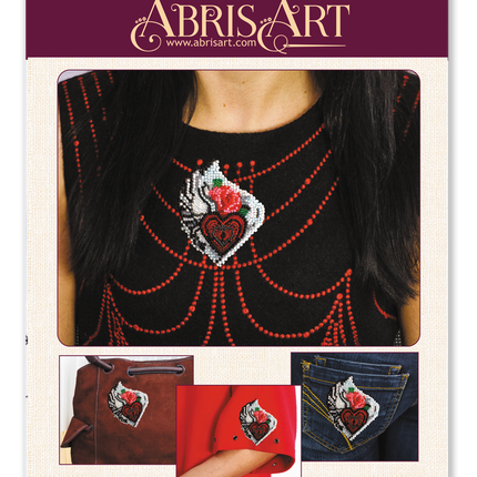 Bead embroidery patch kit "Secrets of the heart"