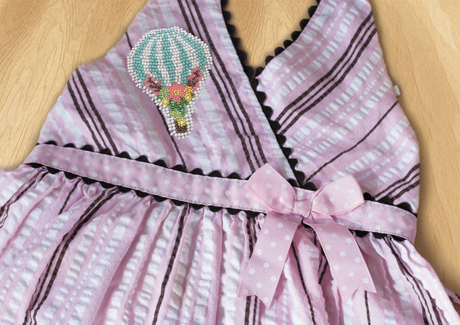 Bead embroidery patch kit "Flight"