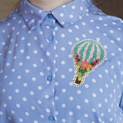 Bead embroidery patch kit "Flight"