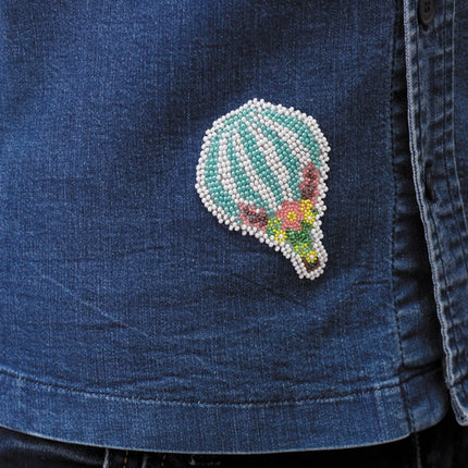 Bead embroidery patch kit "Flight"