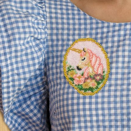 Bead embroidery patch kit "Wonderful Beast"