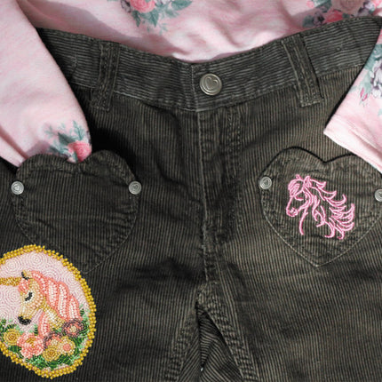Bead embroidery patch kit "Wonderful Beast"