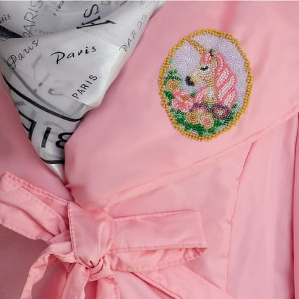Bead embroidery patch kit "Wonderful Beast"