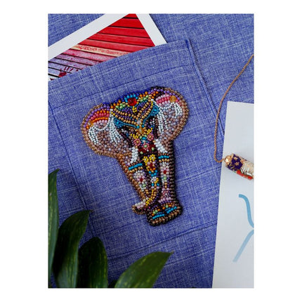Bead embroidery patch kit "Miracle of India-A"