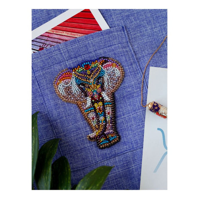 Bead embroidery patch kit "Miracle of India-A"