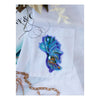 Bead embroidery patch kit "Blue gold-A"