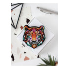 Beadwork kit for creating brooch 