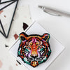 Beadwork kit for creating brooch "Tiger"