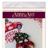 Beadwork kit for creating brooch "Christmas car"