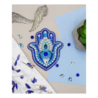 Beadwork kit for creating brooch 