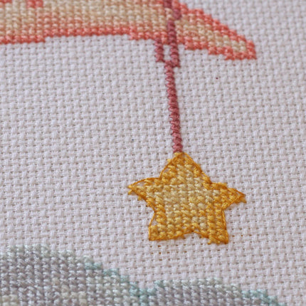 DIY Cross Stitch Kit "Moon" 9.8"x10.2"