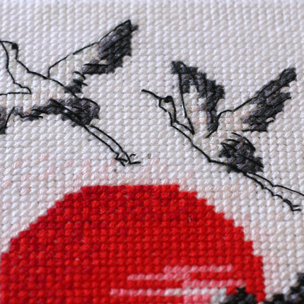 DIY Cross Stitch Kit "In the rays of the sunset" 7.9"x9.8"