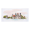 DIY Cross Stitch Kit "Colorful domes" 15.0"x7.1"