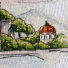DIY Cross Stitch Kit "Colorful domes" 15.0"x7.1"