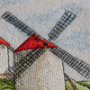 DIY Cross Stitch Kit "Windmills" 15.4"x7.1"