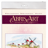 DIY Cross Stitch Kit "Windmills" 15.4"x7.1"