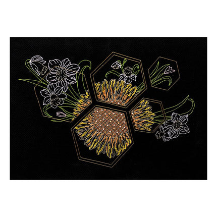 DIY Cross Stitch Kit "Sunny spring" 9.1"x13.4"