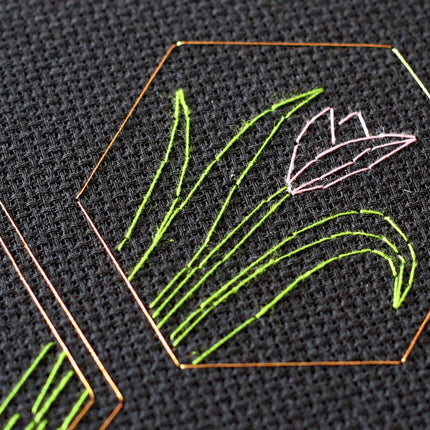 DIY Cross Stitch Kit "Sunny spring" 9.1"x13.4"
