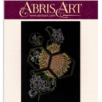 DIY Cross Stitch Kit "Sunny spring" 9.1"x13.4"