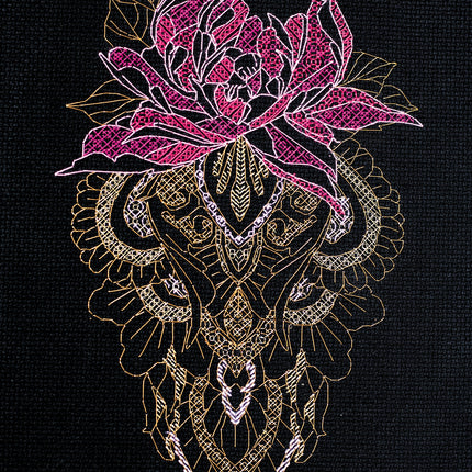 DIY Cross Stitch Kit "Pion" 5.9"x9.1"