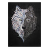DIY Cross Stitch Kit "Wolf" 7.1"x9.8"