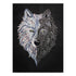 DIY Cross Stitch Kit "Wolf" 7.1"x9.8"