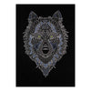 DIY Cross Stitch Kit "Silver wolf" 7.1"x9.8"