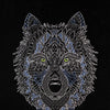 DIY Cross Stitch Kit "Silver wolf" 7.1"x9.8"